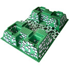 LEGO Grün Raised Grundplatte 32 x 48 x 6 mit Vier Ecke Löcher mit Pavement und Rocks Muster (30271 / 83294)