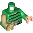 LEGO Grün Sandman Minifig Torso (973 / 76382)