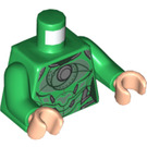LEGO Green Sersi Minifig Torso (973 / 76382)