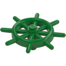 LEGO Green Ship Wheel with Unslotted Pin (4790 / 52395)