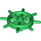 LEGO Green Ship Wheel with Unslotted Pin (4790 / 52395)