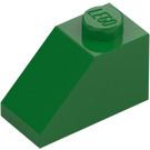 LEGO Green Slope 1 x 2 (45°) (3040 / 6270)