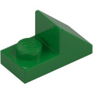 LEGO Green Slope 1 x 2 (45°) with Plate (15672 / 92946)