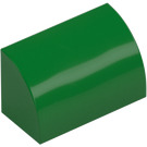 LEGO Verde Pendenza 1 x 2 Curvo (37352 / 98030)