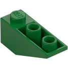 LEGO Grønn Skråning 1 x 3 (25°) Omvendt (4287)