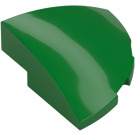 LEGO Green Slope 1 x 3 x 3 Curved Round Quarter  (76797)