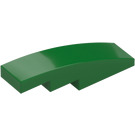 LEGO Groen Helling 1 x 4 Gebogen (11153 / 61678)