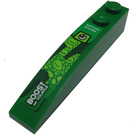 LEGO Green Slope 1 x 6 Curved with "BOOST VOLATILE" Sticker (41762)