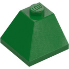 LEGO Verde Con pendiente 2 x 2 (45°) Esquina (3045)