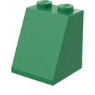 LEGO Groen Helling 2 x 2 x 2 (65°) met buis aan de onderzijde (3678)