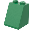 LEGO Green Slope 2 x 2 x 2 (65°) with Bottom Tube (3678)