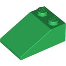 LEGO Green Slope 2 x 3 (25°) with Rough Surface (3298)