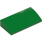 LEGO Verde Pendenza 2 x 4 Curvo con tubi alla base (88930)