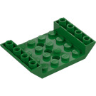 LEGO Verde Con pendiente 4 x 6 (45°) Doble Invertido con Open Centro con 3 agujeros (30283 / 60219)