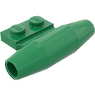 LEGO Vert Petit Smooth Moteur avec 1 x 2 Côté assiette (avec porte-essieux) (3475)