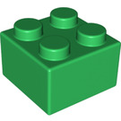 LEGO Grün Soft Backstein 2 x 2 (50844)