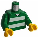 LEGO Verde Deportes Torso, No 11 (973)