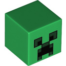 LEGO Vert Carré Minifigure Diriger avec Minecraft Creeper Face (20275 / 28275)