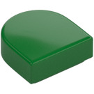 LEGO Green Tile 1 x 1 Half Oval (24246 / 35399)