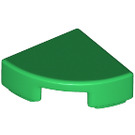 LEGO Green Tile 1 x 1 Quarter Circle (25269 / 84411)