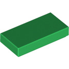 LEGO Green Tile 1 x 2 with Groove (3069 / 30070)
