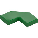 LEGO Green Tile 2 x 2 Corner with Cutouts (27263)