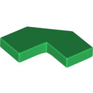 LEGO Vert Tuile 2 x 2 Coin avec Cutouts (27263)