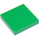 LEGO Green Tile 2 x 2 with Groove (3068)