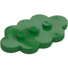 LEGO Verde Plana 3 x 5 Cloud con 3 Espigas (35470)