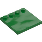 LEGO Green Tile 4 x 4 with Studs on Edge (6179)