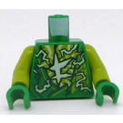 LEGO Grün Torso mit Ninjago Logogram 'L' und Green Energy (973)