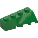 LEGO Zelená Klín 2 x 4 Sloped Levý (43721)