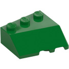 LEGO Grøn Kile 3 x 3 Venstre (42862)