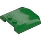 LEGO Green Wedge 4 x 4 Curved (45677)