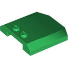 LEGO Green Wedge 4 x 4 Curved (45677)