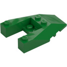 LEGO Green Wedge 6 x 4 Cutout with Stud Notches (6153)