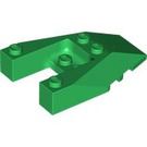 LEGO Vert Coin 6 x 4 Coupé avec des encoches pour tenons (6153)