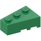 LEGO Verde Cuneo Mattoncino 3 x 2 Sinistra (6565)