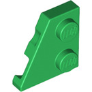 LEGO Green Wedge Plate 2 x 2 Wing Left (24299)
