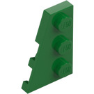 LEGO Vert Pièce de monnaie assiette 2 x 3 Aile La gauche (43723)