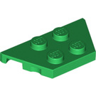 LEGO Green Wedge Plate 2 x 4 (51739)