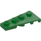 LEGO Grön Kil Platta 2 x 4 Vinge Vänster (41770)