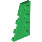 LEGO Green Wedge Plate 2 x 4 Wing Left (41770)