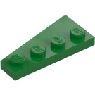 LEGO Verde Cuña Placa 2 x 4 Ala Derecha (41769)