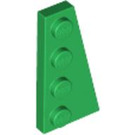 LEGO Green Wedge Plate 2 x 4 Wing Right (41769)