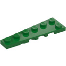 LEGO Zelená Klín Deska 2 x 6 Levý (78443)