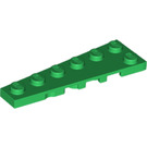 LEGO Vert Coin assiette 2 x 6 La gauche (78443)