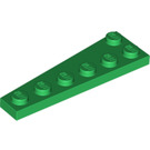 LEGO Green Wedge Plate 2 x 6 Right (78444)