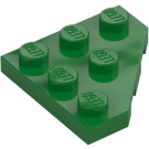 LEGO Green Wedge Plate 3 x 3 Corner (2450)