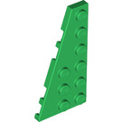 LEGO Grün Keil Platte 3 x 6 Flügel Links (54384)